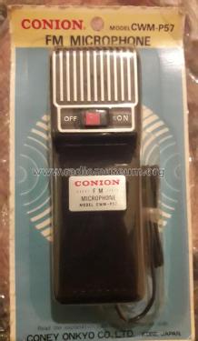 FM Microphone CWM-P57; Coney Onkyo Co. Ltd. (ID = 2399926) Microphone/PU