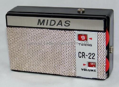 Midas 2 Transistor Boy's Radio CR-22; Coney Onkyo Co. Ltd. (ID = 2494469) Radio