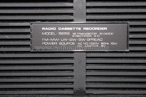 Mono Radio Cassette Recorder 5656; Conic International (ID = 1377038) Radio