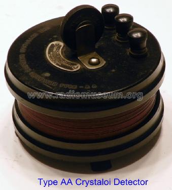 Crystaloi Detector Type AA with Buzzer coupling; Connecticut (ID = 1478153) Radio part