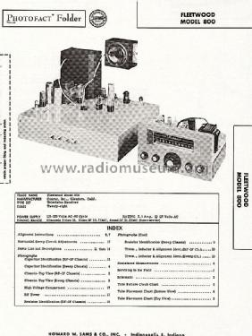 Fleetwood 800 Remote-Control TV Receiver; Conrac Inc.; Baldwin (ID = 1768268) Television