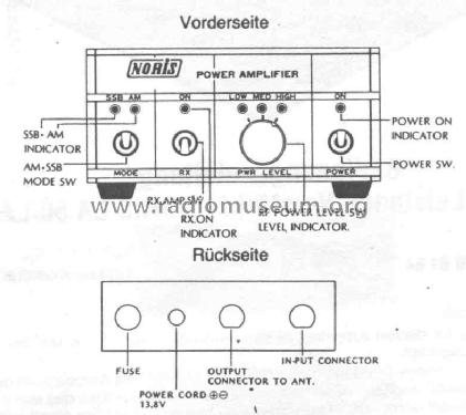 Noris Linearverstärker LA100; Conrad Electronic (ID = 576195) Amateur-D