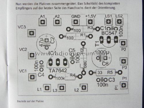 Retro Mittelwellen-Radio Bausatz; Conrad Electronic (ID = 1161984) Kit