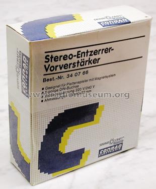 Stereo-Entzerrer-Vorverstärker TVV Best.-Nr.34066; Conrad Electronic (ID = 1576591) Ampl/Mixer