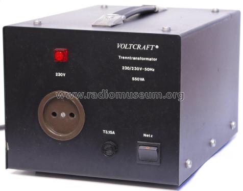 Voltcraft Trenntransformator 550VA; Conrad Electronic (ID = 2628920) Equipment