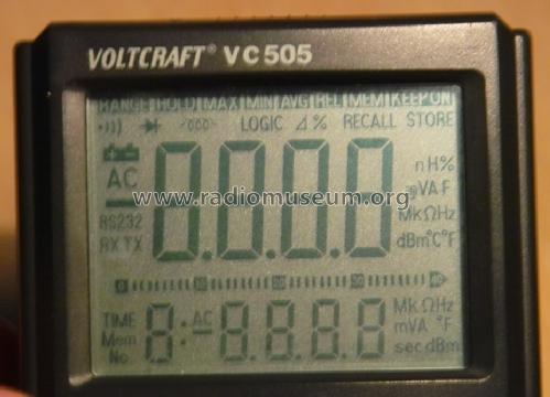 True RMS Digital Multimeter VC505; Conrad Electronic (ID = 1634017) Equipment