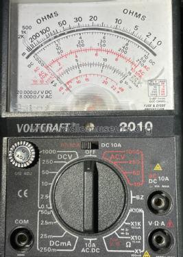 Voltcraft Multimeter analog 2010; Conrad Electronic (ID = 2755651) Equipment