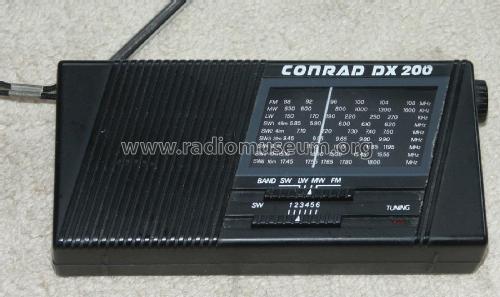 Weltempfänger DX 200; Conrad Electronic (ID = 1978249) Radio