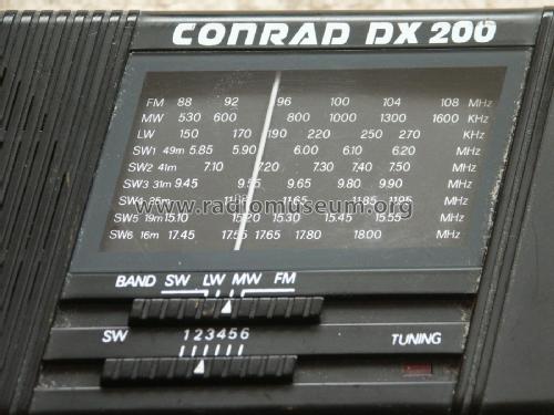 Weltempfänger DX 200; Conrad Electronic (ID = 1978250) Radio