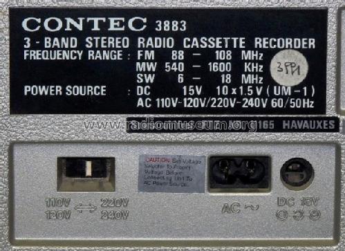 3883; Contec; Hong Kong (ID = 676295) Radio