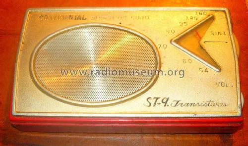 Super de Luxe ST-9 Transistors; Continental (ID = 1900608) Radio