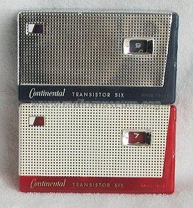 Transistor Six TR-182; Continental (ID = 261337) Radio