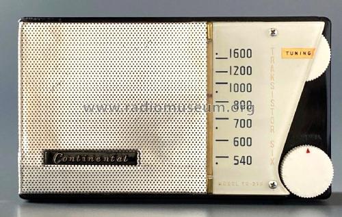 Transistor Six TR-215; Continental (ID = 2818702) Radio