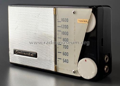 Transistor Six TR-215; Continental (ID = 2818703) Radio
