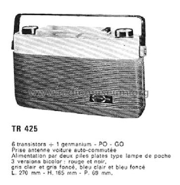 TR 425; Continental Edison, (ID = 2346391) Radio