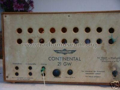 Imperial 21GW; Continental-Rundfunk (ID = 116541) Radio
