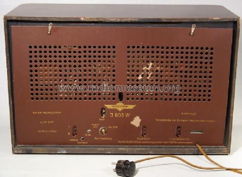 Imperial J 603W ; Continental-Rundfunk (ID = 803395) Radio