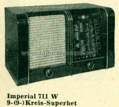 Imperial 711W; Continental-Rundfunk (ID = 514242) Radio