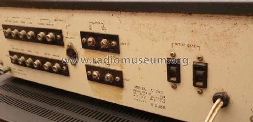 Stereophonic Amplifier A-707; Coral; Paris (ID = 1411234) Ampl/Mixer