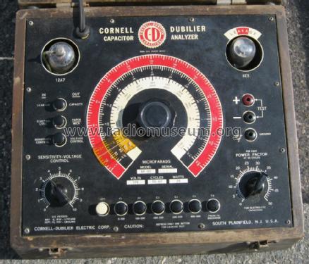 BF-50 Capacitor Analyzer; Cornell-Dubilier (ID = 1222723) Equipment