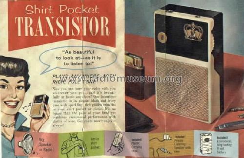 2 Transistors Boy's Radio BL 206-B; Coronet Arrow (ID = 975218) Radio
