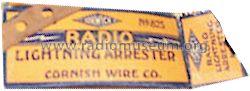 Radio Lightning Arrester 825; Corwico; Label of (ID = 981316) Radio part