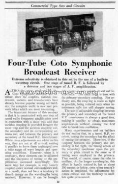 Coto Symphonic ; Coto Coil (ID = 1957904) Radio