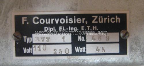 Röhrenvoltmeter RVT1; Courvoisier, Zürich (ID = 2374258) Equipment