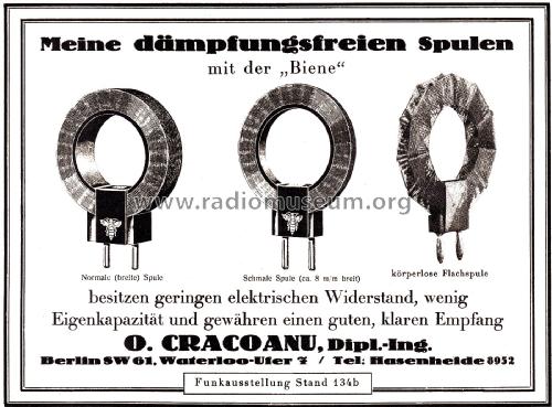 Steckspule ; Cracoanu, O. Huth- (ID = 2863860) Radio part