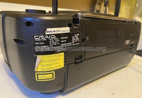 AM/FM CD Cassette Stereo Recorder JS 8630; Craig Panorama Inc.; (ID = 2829958) Radio