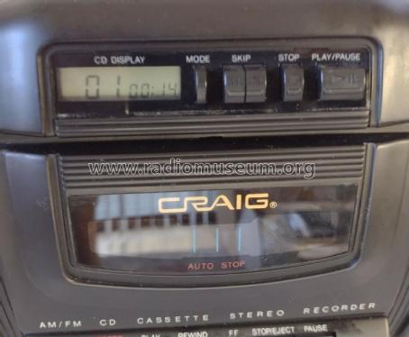 AM/FM CD Cassette Stereo Recorder JS 8630; Craig Panorama Inc.; (ID = 2830040) Radio
