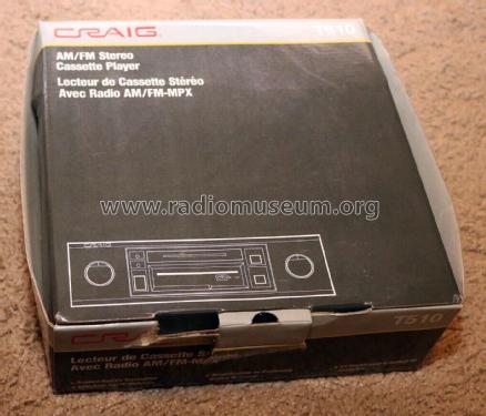 AM/FM Stereo Cassette Player T510; Craig Panorama Inc.; (ID = 2862720) Car Radio