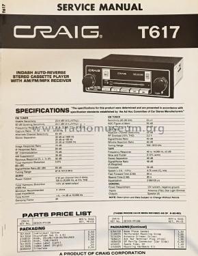 T617; Craig Panorama Inc.; (ID = 2824902) Autoradio