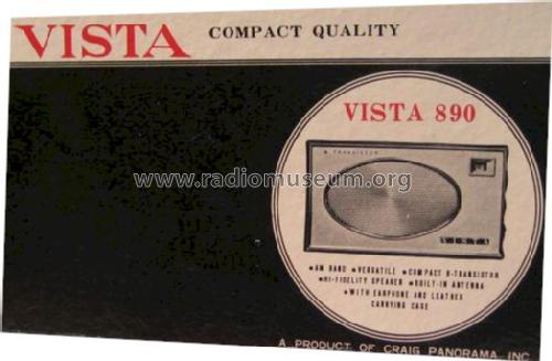 Vista 890; Craig Panorama Inc.; (ID = 405704) Radio