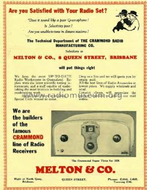 Super 3 ; Crammond Radio (ID = 2222688) Radio