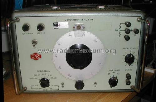 Générateur très basse fréquence - VLF Generator GB64; CRC, Constructions (ID = 1063830) Equipment