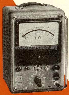 Millivoltmètre MV153; CRC, Constructions (ID = 451707) Equipment