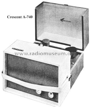 A-4600 Record Player ; Crescent Industries, (ID = 1849151) R-Player