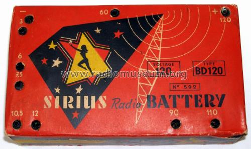 Dry battery Sirius BD120; Croatia Baterije; (ID = 2420152) Power-S