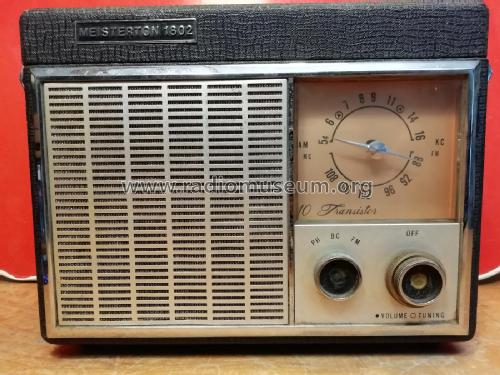 Meisterton 1802; Unknown - CUSTOM (ID = 3009288) Radio