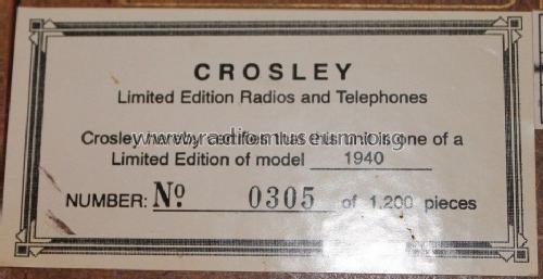 1940A ; Crosley Radio Retro (ID = 1709428) Radio