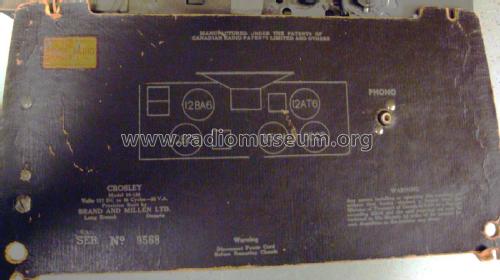 10-138 ; Crosley Radio and (ID = 1953008) Radio