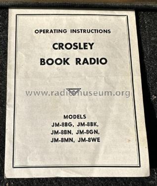 Book Radio JM-8; Crosley Radio and (ID = 2979768) Radio