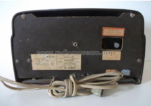 D-25 11-120; Crosley Radio and (ID = 1215928) Radio