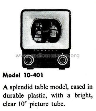 10-401 ; Crosley Radio Corp.; (ID = 2024115) Télévision