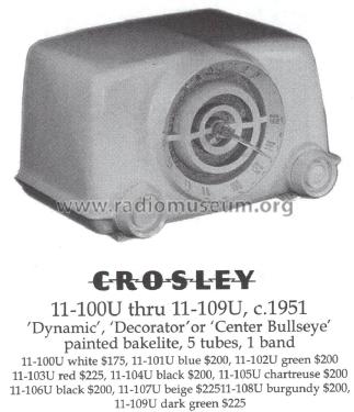 11-101U Ch= 301; Crosley Radio Corp.; (ID = 1401334) Radio