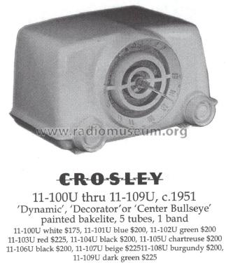 11-103U Ch= 301; Crosley Radio Corp.; (ID = 1401313) Radio