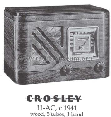 11 AC ; Crosley Radio Corp.; (ID = 1404166) Radio