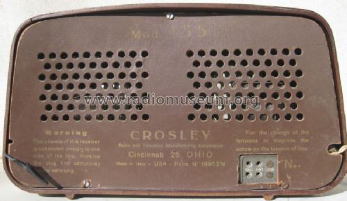 155; Crosley AvCo Italy (ID = 1196838) Radio