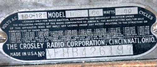 Dual Seven Ch= 168; Crosley Radio Corp.; (ID = 128427) Radio